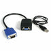 Прекъсвач VGA с 2 порта Startech ST122LE Черен