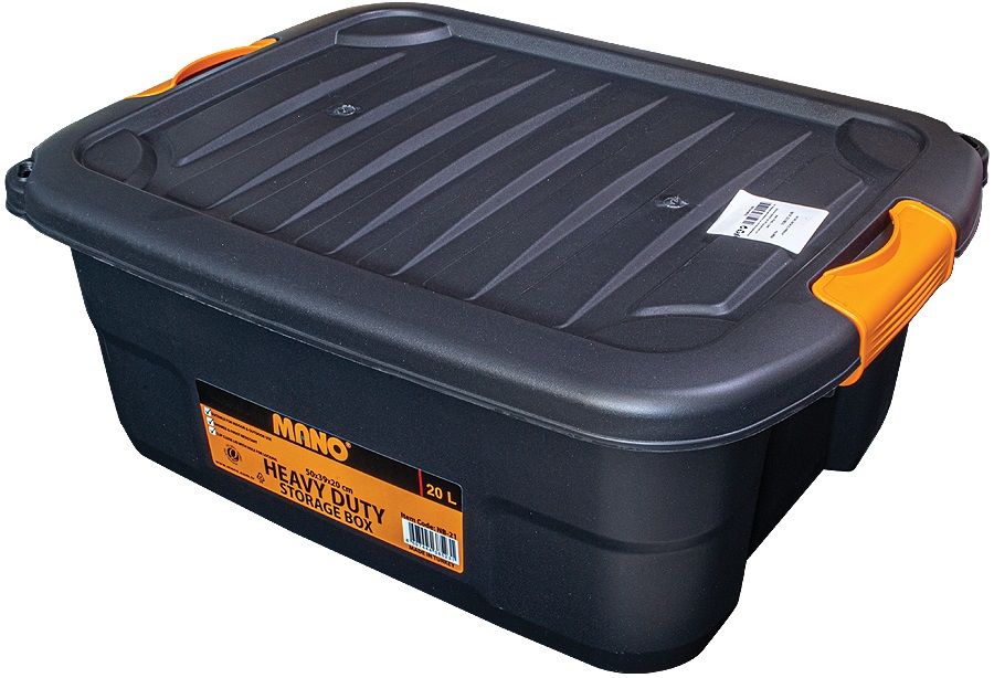 Кутия с капак Premium - 46628, 20 l, черна