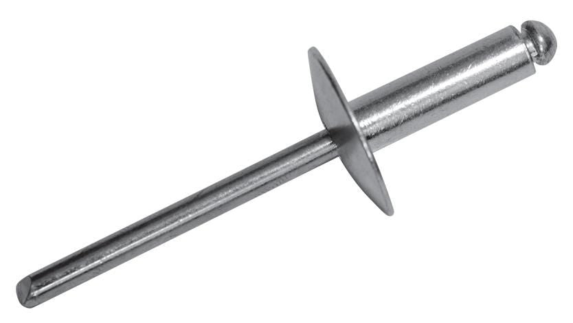 Комплект поп-нитове Premium Fix - 4.0 x 16 mm, широка яка, 100 броя