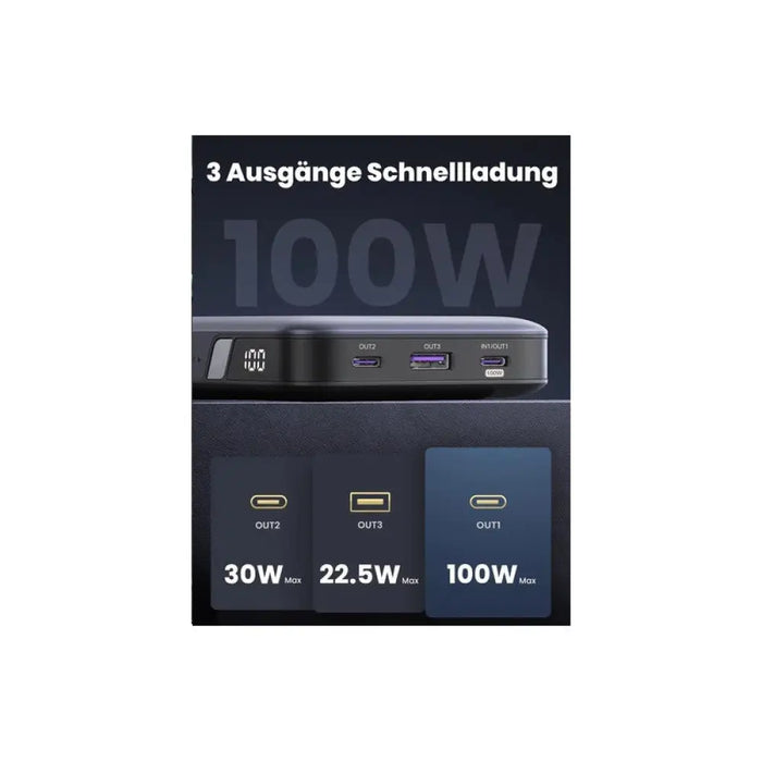 Преносима батерия Powerbank 20 000mAh,FAST CHARGING,10
