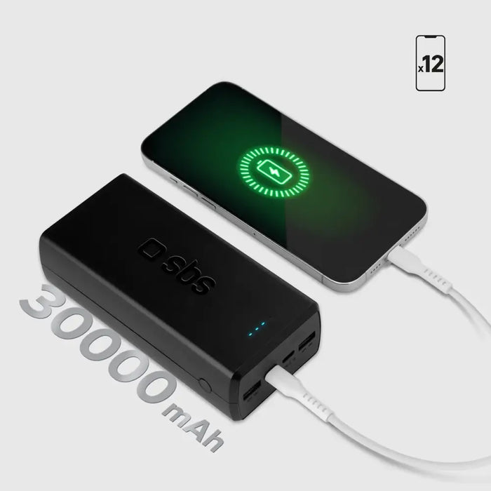 Преносима батерия Powerbank SBS TTBB30000PD20K 30000 mAh 2