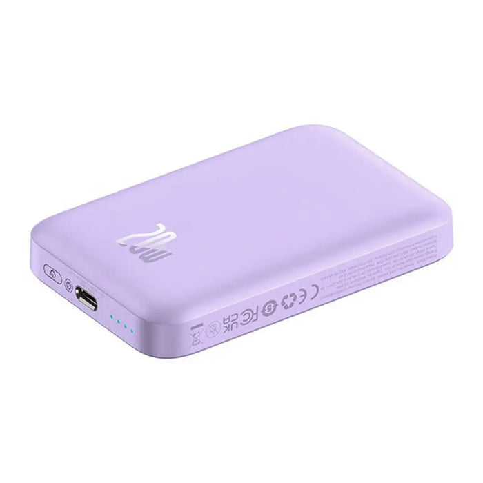 Преносима батерия Baseus 6000 mAh 20W лилава