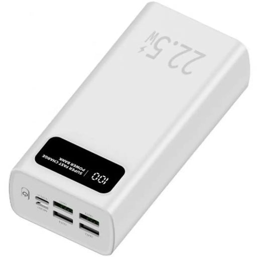 Преносима батерия Powerbank LEOTEC LEPOW30W22W Бял 30000 mAh
