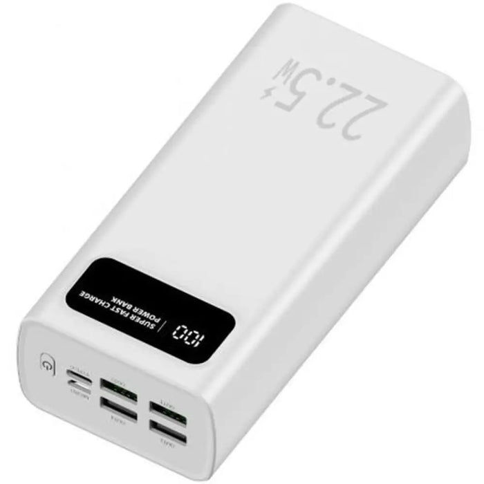 Преносима батерия Powerbank LEOTEC LEPOW30W22W Бял 30000 mAh