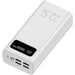 Преносима батерия Powerbank LEOTEC LEPOW30W22W Бял 30000 mAh