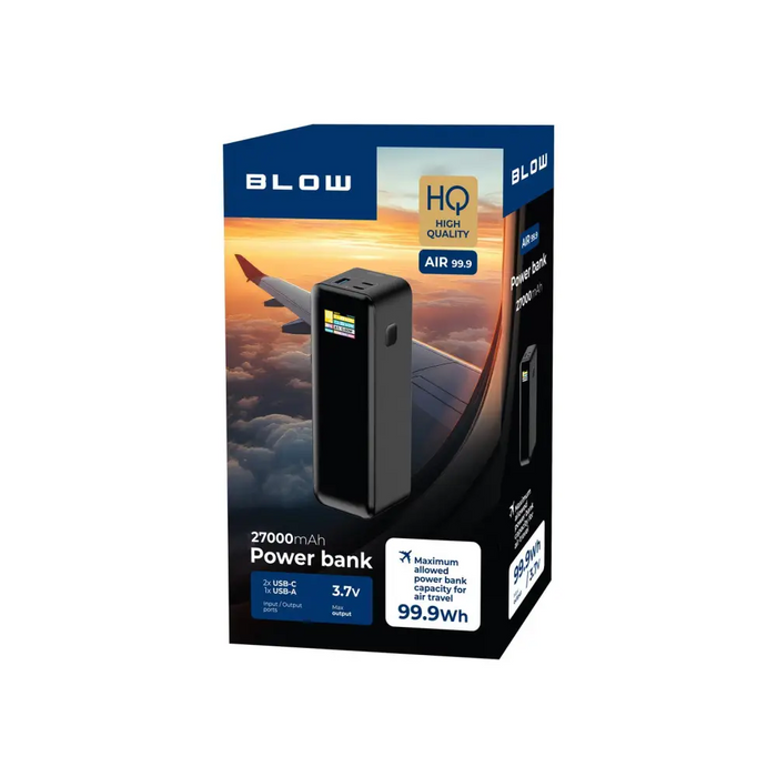 Преносима батерия Powerbank 27000mAh PD 140W AIR99.9 LCD