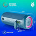 Преносими блутут колони NGS ROLLERFURIA3BLUE Син 60 W