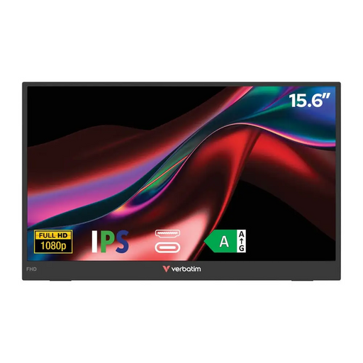 Преносим 15.6-инчов FHD монитор Verbatim ОСВЕТЛЕН