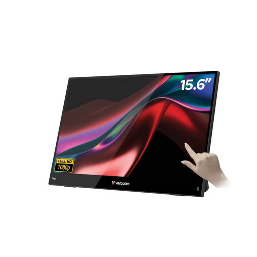 Преносим 15,6-инчов сензорен монитор Verbatim с ОСВЕТЛЕНИЕ
