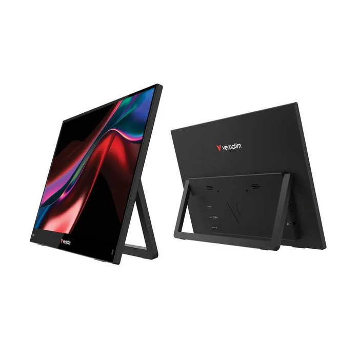 Преносим 15,6-инчов сензорен монитор Verbatim с ОСВЕТЛЕНИЕ
