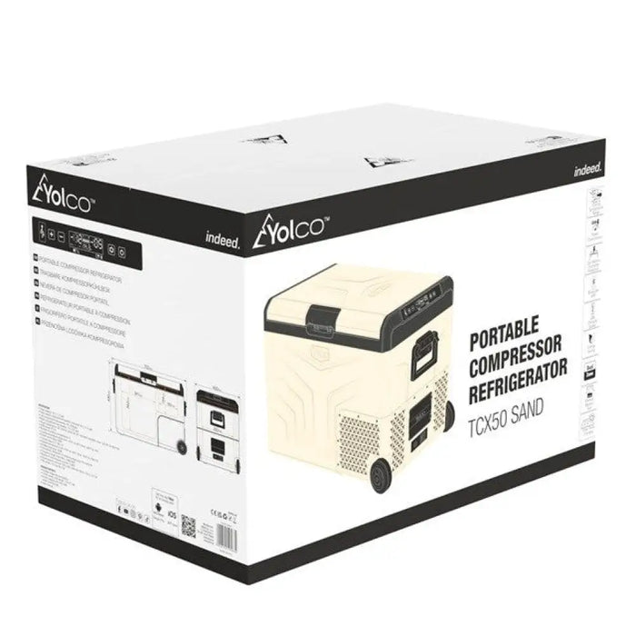 Преносим компресорен хладилник YOLCO TCX50 Sand