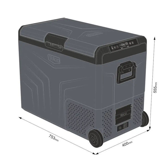 Преносим компресорен хладилник YOLCO TCX60 Carbon
