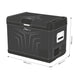 Преносим компресорен хладилник YOLCO GCX47 Black