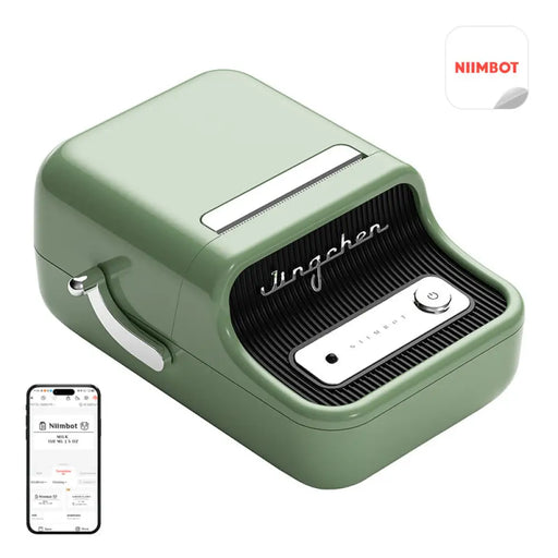 Преносим принтер за етикети Niimbot B21 Pro (зелен)