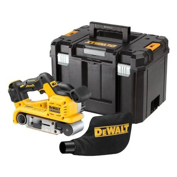 Преносим шлайф DeWALT DCW220NT-XJ Лентов шлайф Черен Жълт