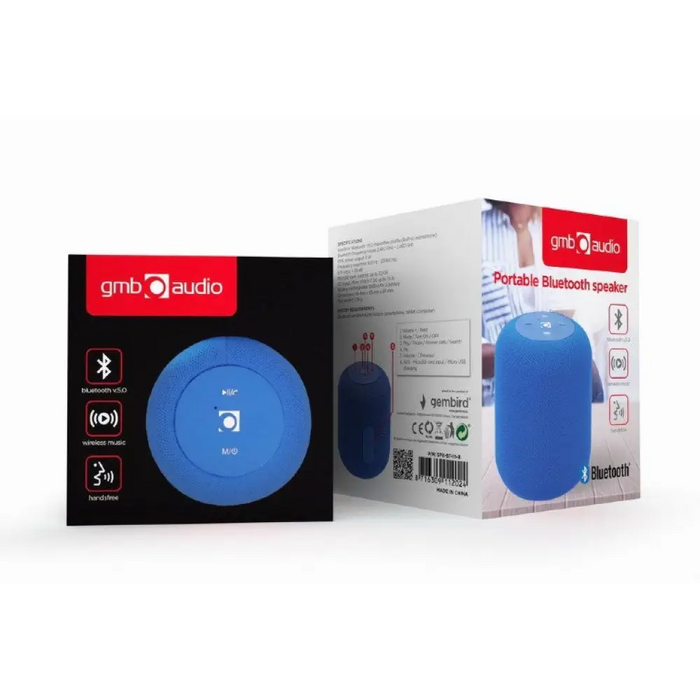 Преносим високоговорител Gembird SPK-BT-15-B Моно преносим