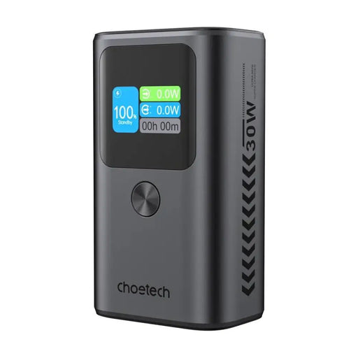 Преносима батеиря Choetech B701 10000mAh PD30W сива