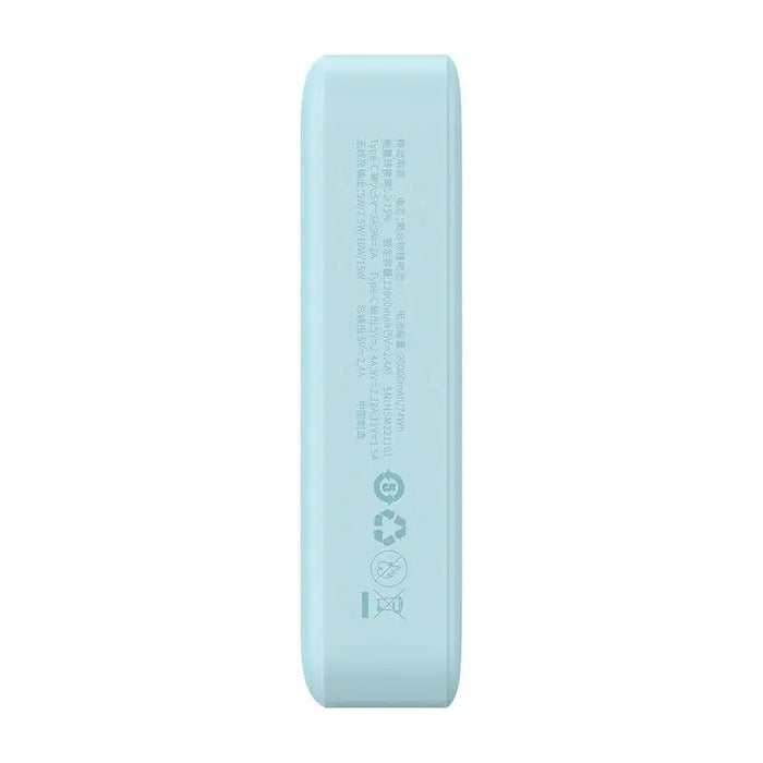 Преносима батерия Baseus Magnetic Mini 20000mAh 20W синя