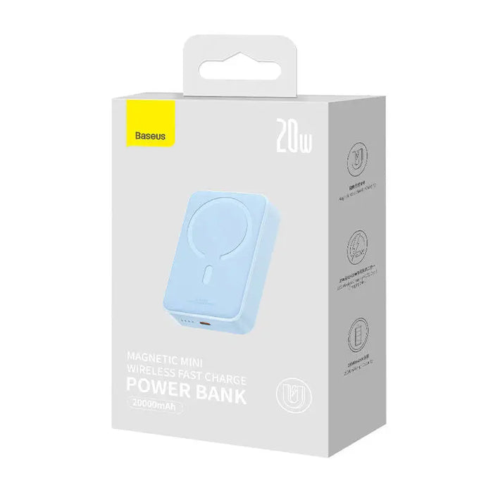 Преносима батерия Baseus Magnetic Mini 20000mAh 20W синя
