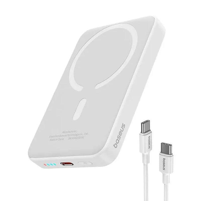 Преносима батерия Baseus Mini Air Magnetic 10000mAh 20W бяла