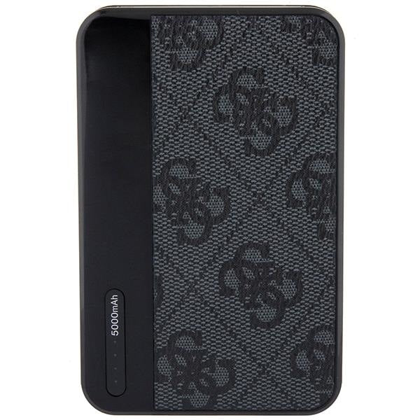 Преносима батерия Guess GUPB5LP4GEGK 15W 5000mAh черна /