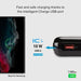Преносима батерия Powerbank 10 000mAh,1xUSB C,1xUSB A,PD