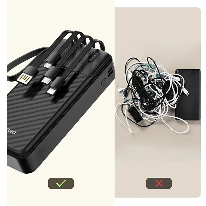 Преносима батерия Powerbank 20000mAh Dudao K11PRO Черен