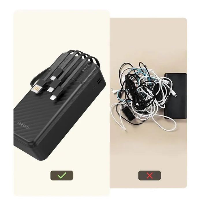 Преносима батерия Powerbank 30000mAh Dudao K11MAX Черен