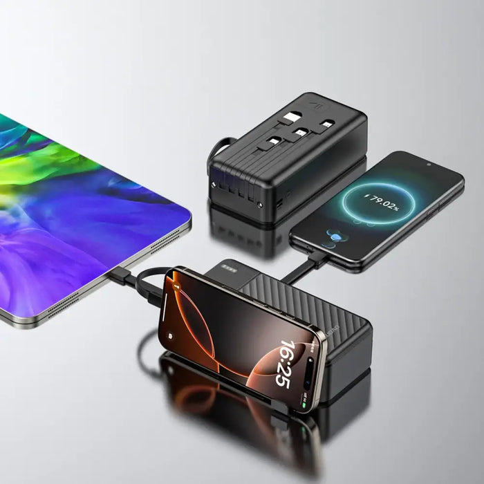 Преносима батерия Powerbank 30000mAh Dudao K11MAX Черен