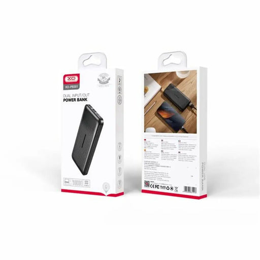 Преносима батерия Powerbank XO Черен 10000 mAh