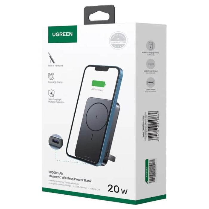 Преносима батерия Powerbank 10 000mAh WIRELESS,20W PB206