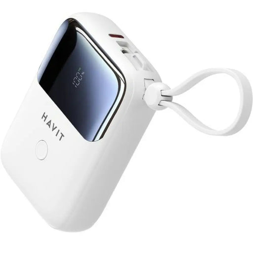 Преносима батерия Powerbank Havit PB5215 Бял 10000 mAh