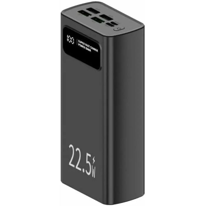 Преносима батерия Powerbank LEOTEC LEPOW30W22K Черен 30000
