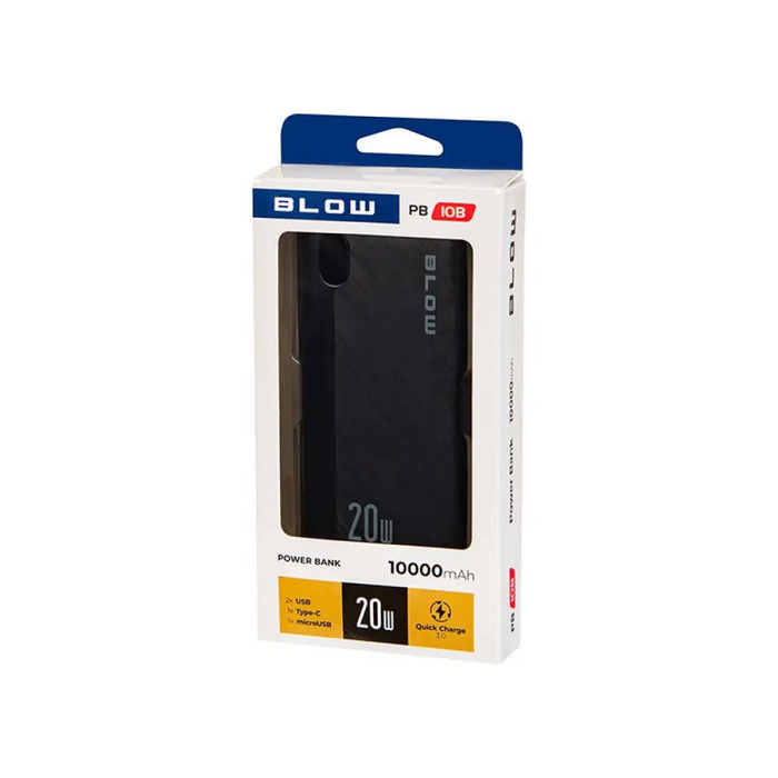 Преносима батерия Powerbank 10000mAh QC 20W PB10B