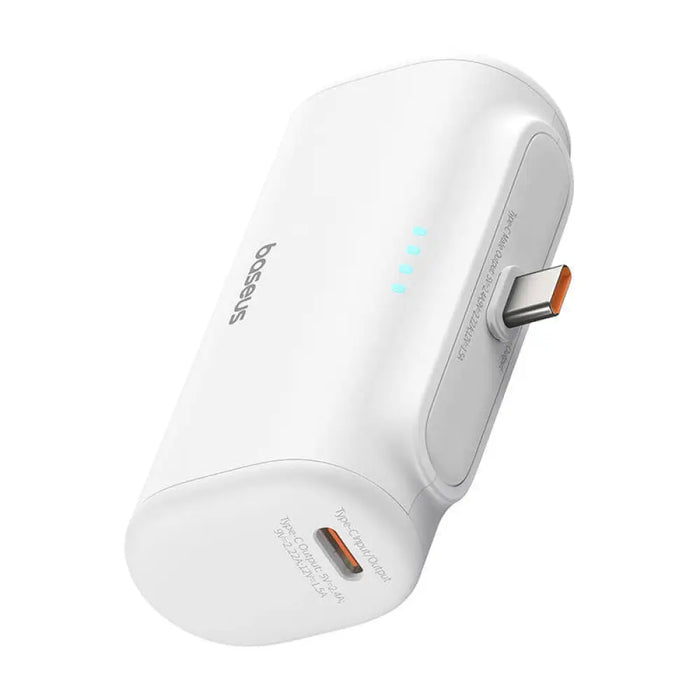 Преносима батерия Baseus Compact 5000mAh 20W USB-C бяла