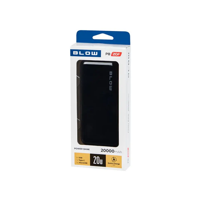 Преносима батерия Powerbank 20000mAh QC + PD 20W