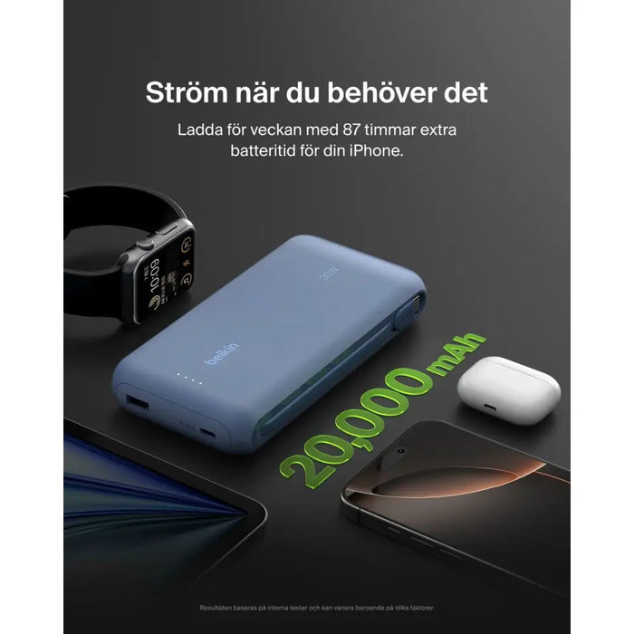 Преносима батерия Powerbank Belkin Син 20000 mAh