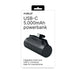 Преносима батерия Powerbank Celly PBC5000BK 5000 mAh Черен