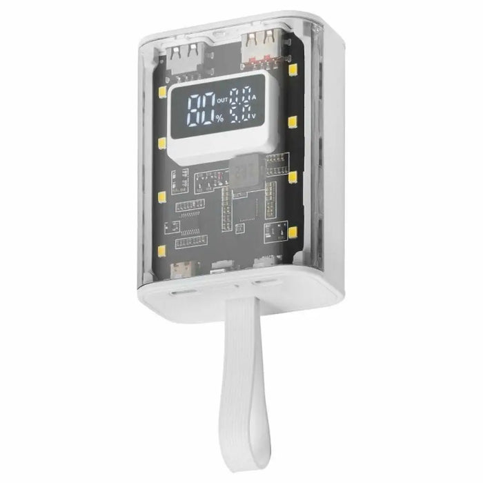 Преносима батерия Powerbank Mars Gaming MPK10KW Бял 10000