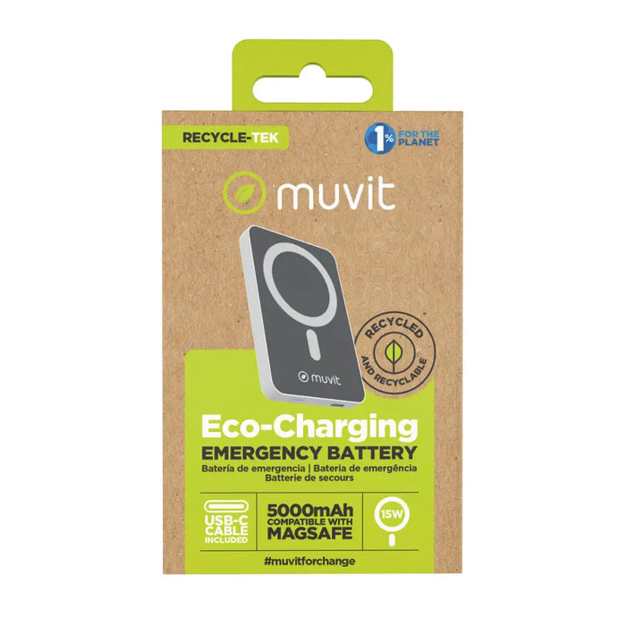 Преносима батерия Powerbank Muvit for Change DP51AQ-R Бял