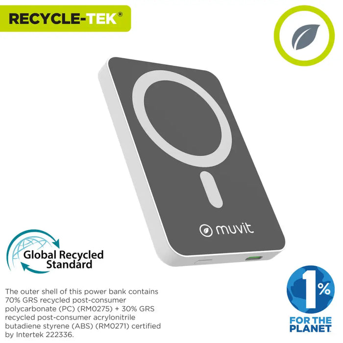 Преносима батерия Powerbank Muvit for Change DP51AQ-R Бял