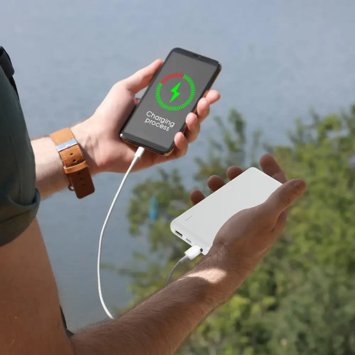 Преносима батерия Powerbank Myway Бял 10000 mAh