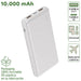 Преносима батерия Powerbank Myway Бял 10000 mAh