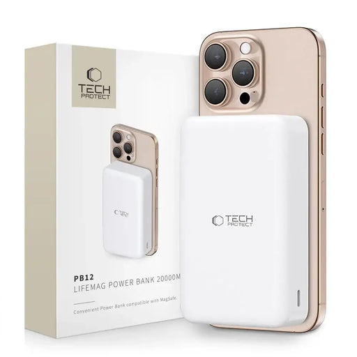 Преносима батерия Powerbank Tech-Protect PB12 LifeMag