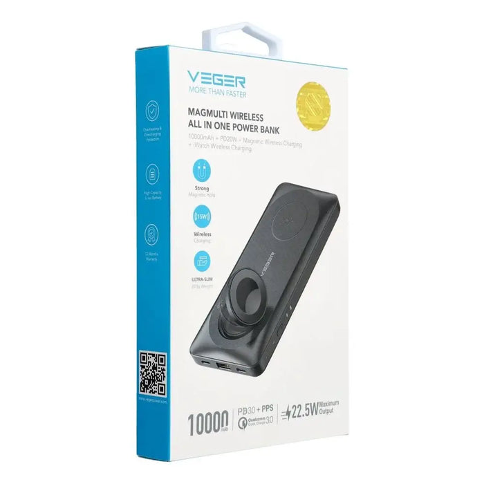 Преносима батерия Powerbank Veger MagMulti W1156 10000mAh