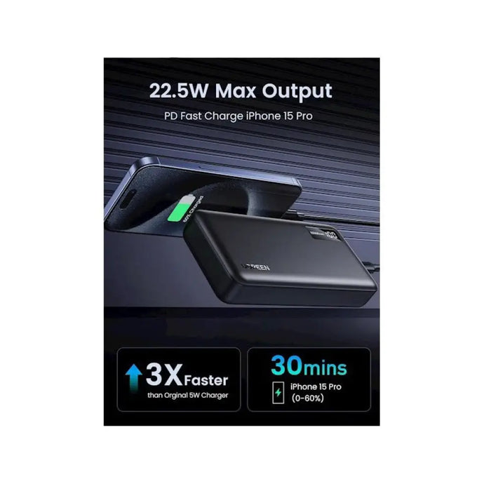 Преносима батерия Powerbank PB312 20 000mAh PD 22.5W UGREEN