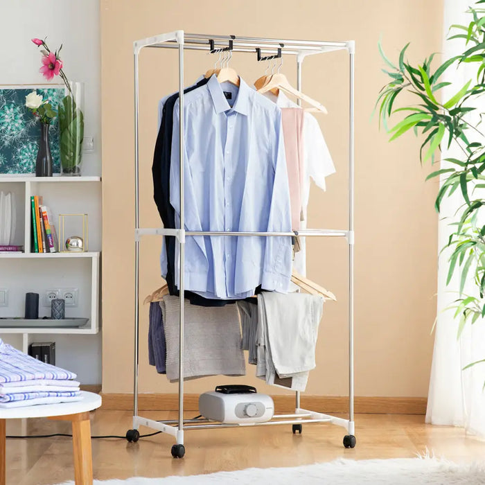 Преносима Електрическа Сушилня с 2 Височини Dupledry Blue