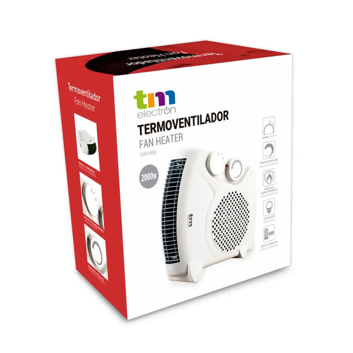 Преносима вентилаторна печка TM Electron 1000-2000 W
