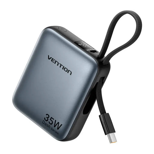 Преносима батерия Vention FHEH0 10000mAh 35W сива
