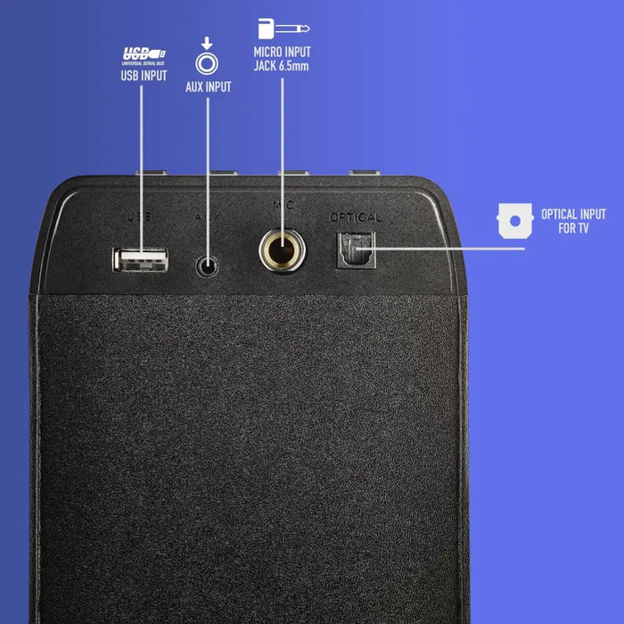 Преносими блутут колони NGS SKY CHARM PRO Черен 50 W